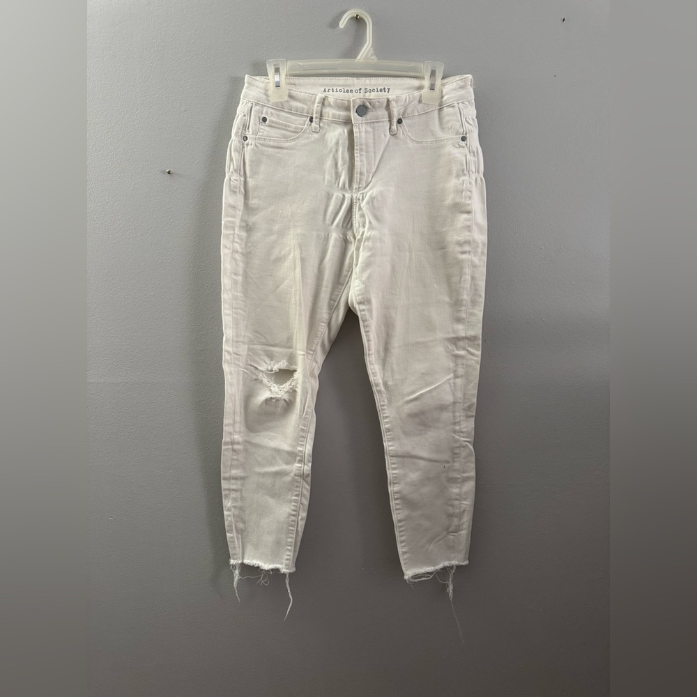 Articles Of Society Cream Jeans‎